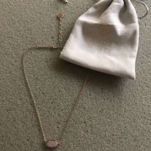 Kendra Scott Jewelry - Kendra Scott light pink gem necklace Kendra Scott Jewelry - Kendra Scott light pink gem necklace